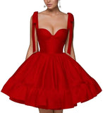 Spaghetti Strap Sweetheart Homecoming Dresses A Line Prom Dress Short Mini Prom Formal Evening Ball Gowns Party Gown