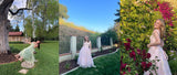 Maßgeschneiderte Damen-Ballkleider mit Blumenstickerei und Tüll, teelanges Korsett, A-Linie, Fee, formelles Abendkleid, Partykleid, Brautjungfer 