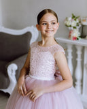 Vestido de princesa con tutú brillante para niña de las flores, vestidos de bebé rosas, vestido de tul para niña para boda, vestido de cumpleaños para niña, vestidos de desfile para niñas 