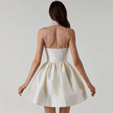 Party Dresses For Women Diamond Spaghetti Strap Solid Color Low Cut Sexy Mini Evening Dress Fashion Elegant Banquet Chic Vestido