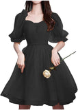 Maßgefertigtes Tüll-Abschlussballkleid für Frauen, kurzes Sweetheart-Puffärmel-Heimkehrkleid, Cocktailkleid, Minikleid, Partykleid 