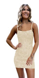 Sparkly Short Tight Homecoming Dress 2025 for Teens Spaghetti Straps Sequin Formal Evening Gown evening dresses  prom dresses