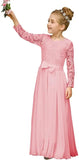 Vestido elegante de primera comunión para niña de las flores, estilo bohemio, de gasa, corte en A, blanco, para dama de honor, para fiesta de bodas, de 2 a 12 años 