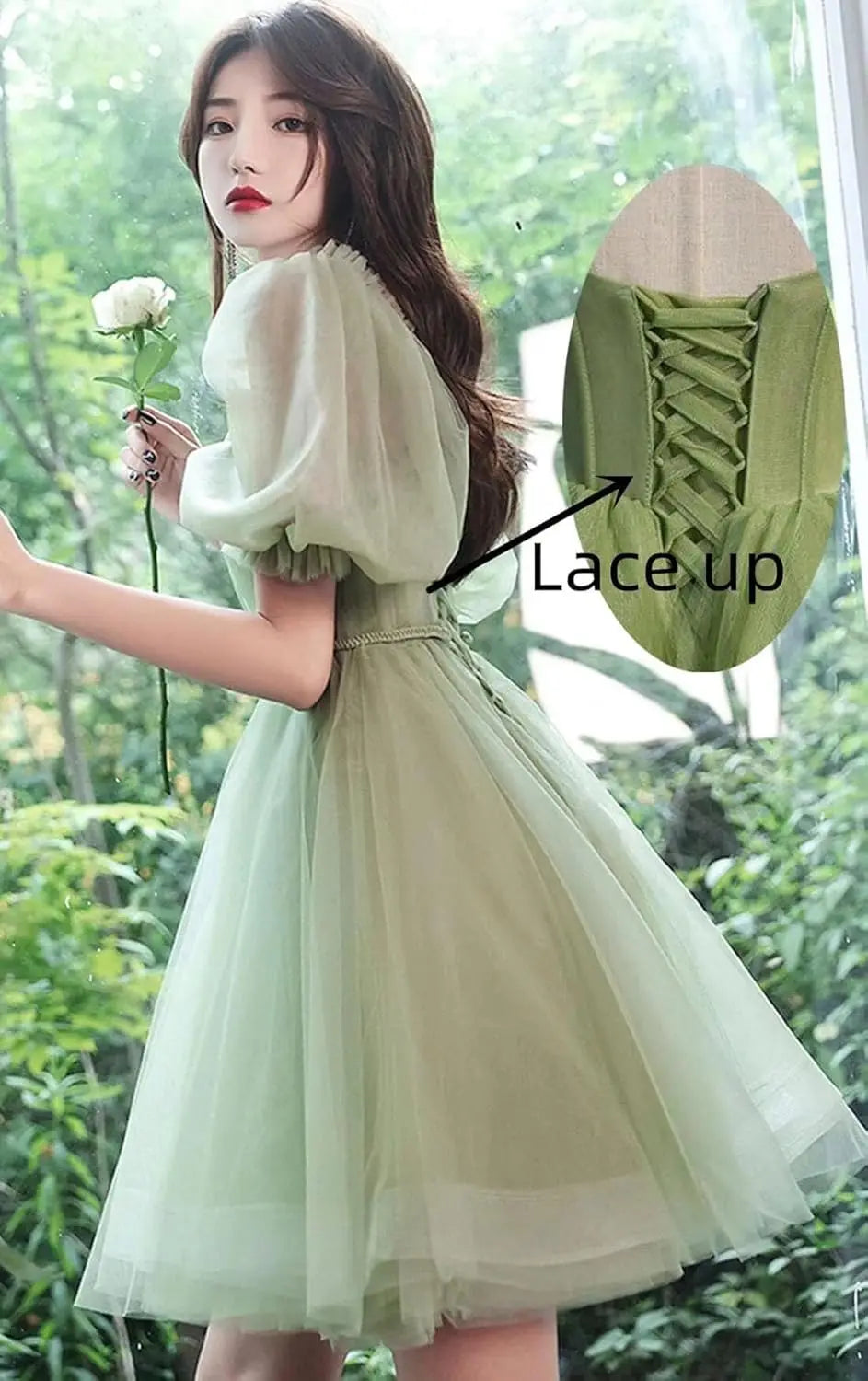 Maßgefertigtes Tüll-Abschlussballkleid für Frauen, kurzes Sweetheart-Puffärmel-Heimkehrkleid, Cocktailkleid, Minikleid, Partykleid 