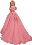 Tulle Flower Girl Dresses for Wedding Girls First Communion Dress Puff Sleeves Ball Gown girls dresses for party and wedding