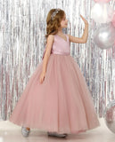 Satin Tulle Flower Girl Tutu Dress for Wedding Formal Holiday First Communion Dress with Bow pageant princess dresses for girls