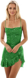 Sparkly Sequin Homecoming Dresses for Teens Short Tight Glitter Formal Prom Cocktail Party Gown for Women ball gown