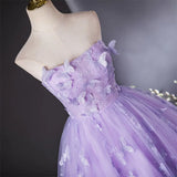 Ashley Gloria Strapless Party Dress Luxury 15 Quinceanera Dresses Sweet Lace Ball Gown Custom Color For Girls