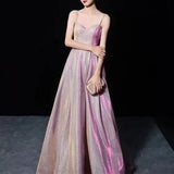 New Arrival Adult Ceremony Banquet Elegant Socialite Starry Dress Evening Women Glitter A Line Prom Dresses Free Custom Size
