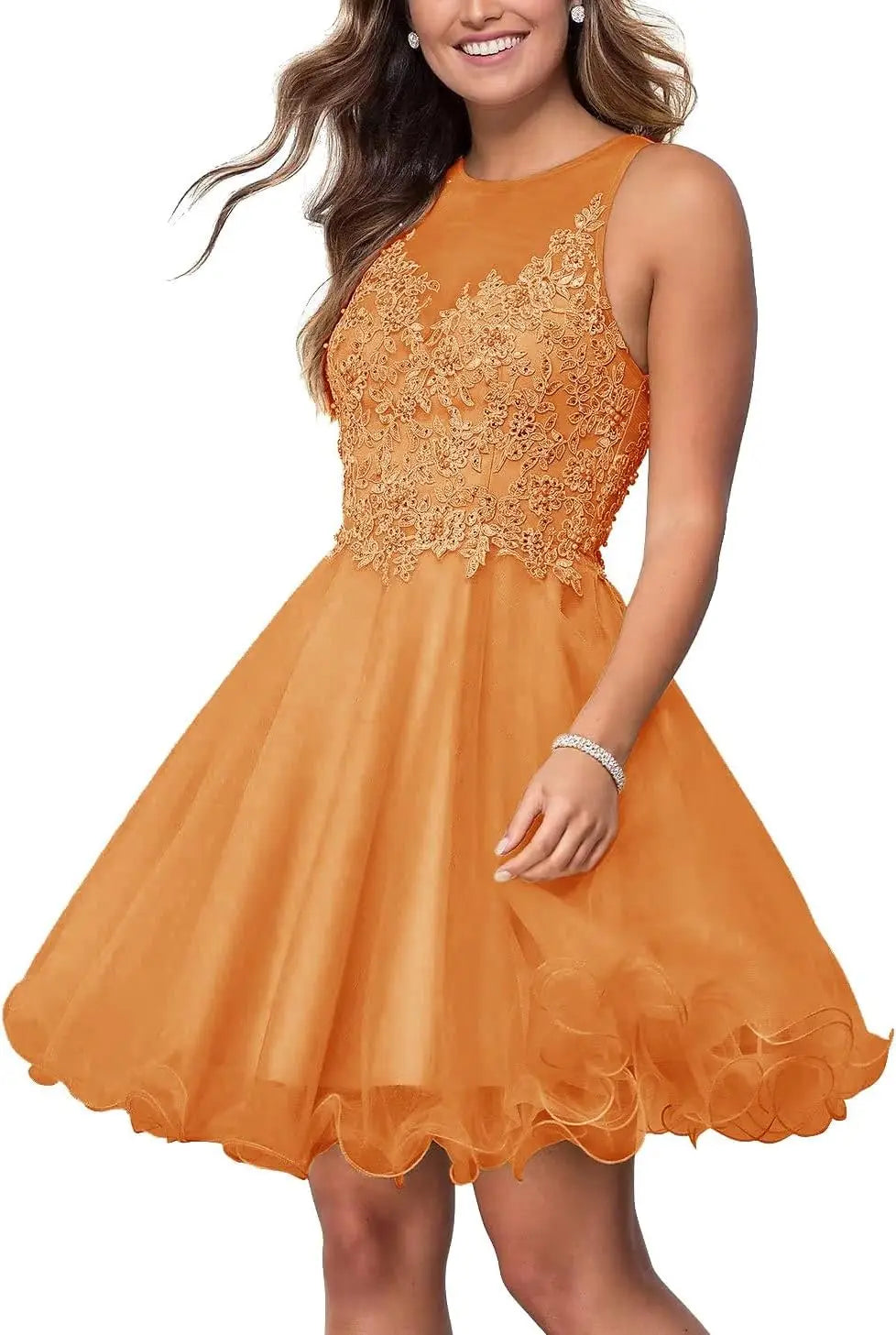 Custom Made Short Tulle Prom Dress for Teens Homecoming Dresses Lace Applique Beading Wedding Party Cocktail Gowns Clubwear