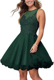 Custom Made Short Tulle Prom Dress for Teens Homecoming Dresses Lace Applique Beading Wedding Party Cocktail Gowns Clubwear