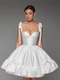 Spaghetti Strap Sweetheart Homecoming Dresses A Line Prom Dress Short Mini Prom Formal Evening Ball Gowns Party Gown