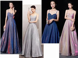 Elegant Glitter Banquet Dresses Women Fashion Spaghetti Straps Slimming Starry Sky Evening Party Dress Sexy Gown Prom Dress