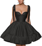 Spaghetti Strap Sweetheart Homecoming Dresses A Line Prom Dress Short Mini Prom Formal Evening Ball Gowns Party Gown