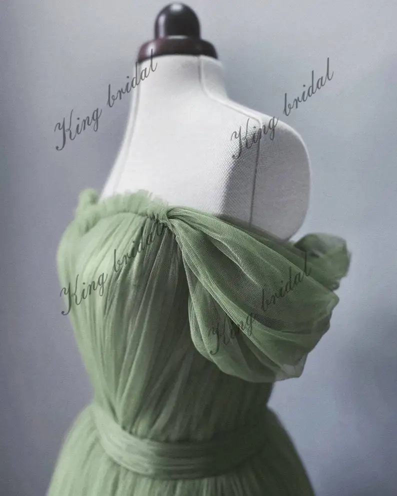 Sweetheart corset dress off shoulder tulle dress Draped Evening gown formal dress women elegant prom party dresses