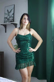 Sparkly Sequin Homecoming Dresses for Teens Short Tight Glitter Formal Prom Cocktail Party Gown for Women ball gown