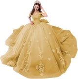 Sweetheart Ball Gown Quinceanera Dresses Bead Appliques Flower Long Prom Dress Party Gowns Vestidos  party dress