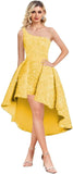 High Low One Shoulder Sequin Homecoming Dresses Short Prom Dresses Sparkly A Line Cocktail Midi Dress graduation dress