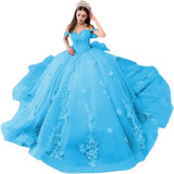 Sweetheart Ball Gown Quinceanera Dresses Bead Appliques Flower Long Prom Dress Party Gowns Vestidos  party dress