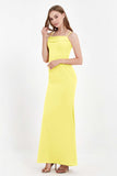 Spaghetti Straps Crepe Sheath Formal Evening Dresses Long Prom Bridesmaid Dress Gowns