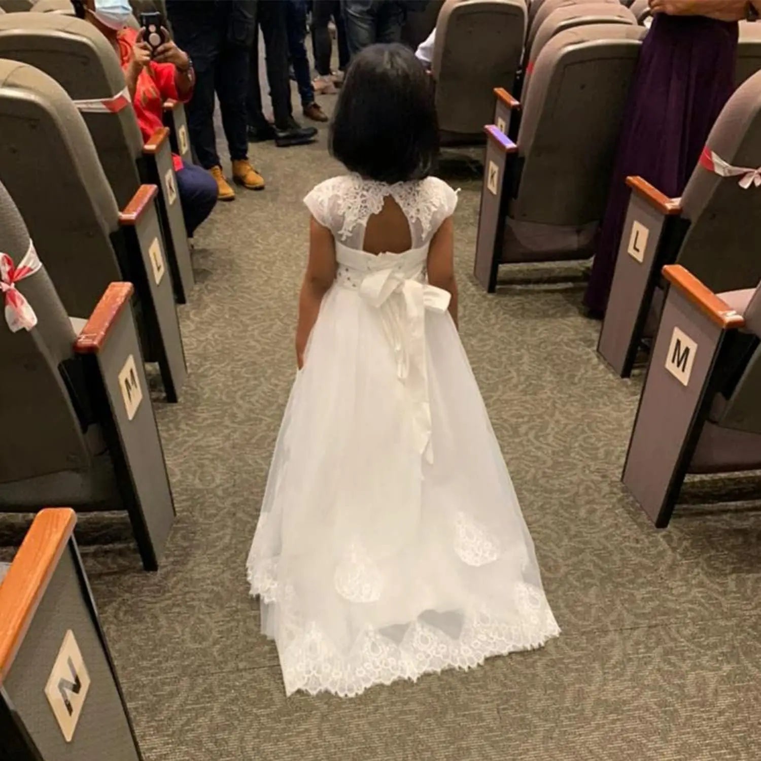 Erstkommunionkleider Blumenmädchenkleid Schnür-Kommunionkleid Ballkleid Mädchenkleid Festzugskleider für Mädchen Prinzessin 