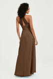 Halter Chiffon Simple Bridesmaid Dresses Formal Evening Party gowns Dress Sleeveless
