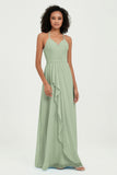 Halter Chiffon Simple Bridesmaid Dresses Formal Evening Party gowns Dress Sleeveless