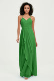 Halter Chiffon Simple Bridesmaid Dresses Formal Evening Party gowns Dress Sleeveless