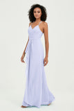 Halter Chiffon Simple Bridesmaid Dresses Formal Evening Party gowns Dress Sleeveless