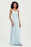 Halter Chiffon Simple Bridesmaid Dresses Formal Evening Party gowns Dress Sleeveless