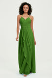 Halter Chiffon Simple Bridesmaid Dresses Formal Evening Party gowns Dress Sleeveless