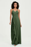 Halter Chiffon Simple Bridesmaid Dresses Formal Evening Party gowns Dress Sleeveless