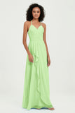 Halter Chiffon Simple Bridesmaid Dresses Formal Evening Party gowns Dress Sleeveless