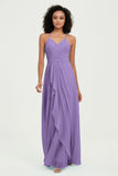 Halter Chiffon Simple Bridesmaid Dresses Formal Evening Party gowns Dress Sleeveless