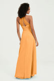 Halter Chiffon Simple Bridesmaid Dresses Formal Evening Party gowns Dress Sleeveless