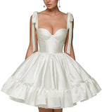 Spaghetti Strap Sweetheart Homecoming Dresses A Line Prom Dress Short Mini Prom Formal Evening Ball Gowns Party Gown