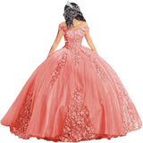 Luxury Off Shoulder Quinceanera Dresses Puffy Floral Lace Beaded Prom Dresses Sweet 15 16 Ball Gown with Train Quinceanera Gowns