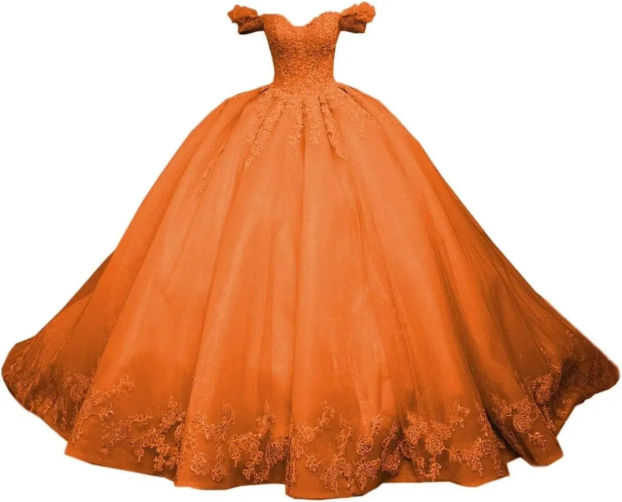 Princess Off Shoulder Sweet 15 16 Quinceanera Dresses Lace Puffy Prom Gowns Long Birthday Ball Gowns with Train