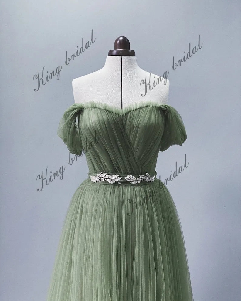 Sweetheart corset dress off shoulder tulle dress Draped Evening gown formal dress women elegant prom party dresses