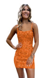 Sparkly Short Tight Homecoming Dress 2025 for Teens Spaghetti Straps Sequin Formal Evening Gown evening dresses  prom dresses
