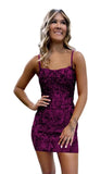 Sparkly Short Tight Homecoming Dress 2025 for Teens Spaghetti Straps Sequin Formal Evening Gown evening dresses  prom dresses