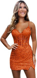 Sparkly Sequin Homecoming Dresses for Teens Short Tight Appliques Mini Formal Prom Cocktail Gown 2025 Wedding Party Dresses
