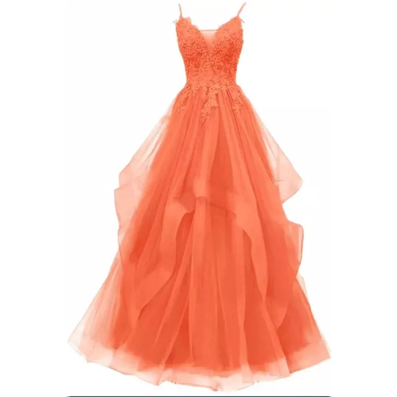 2027 Elegant Club Banquet Purple Strap Prom Dress Vocal Art Exam Senxi Colorful Silk Fairy Air Silk Dress Hosting Evening Dress