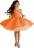 Vestido de desfile para niña, vestido de lentejuelas para niña de flores, tutú corto de tul, vestido de princesa, vestido de desfile para boda, vestido de princesa 