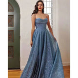 Sexy Backless Maxi Formal Dress for Women Elegant Sleeveless Pleated Guest Mermaid Evening Gowns for Wedding Cocktail Graduation