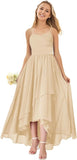 Vestidos de dama de honor para bodas, de gasa alta y baja, plisados, con tirantes finos, vestido de fiesta formal, vestidos de dama de honor para bodas 