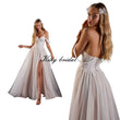 Vestido de novia de tul con abertura y lunares, vestido de novia de encaje, escote corazón, hombros descubiertos, vestido de novia con corsé y falda con abertura 