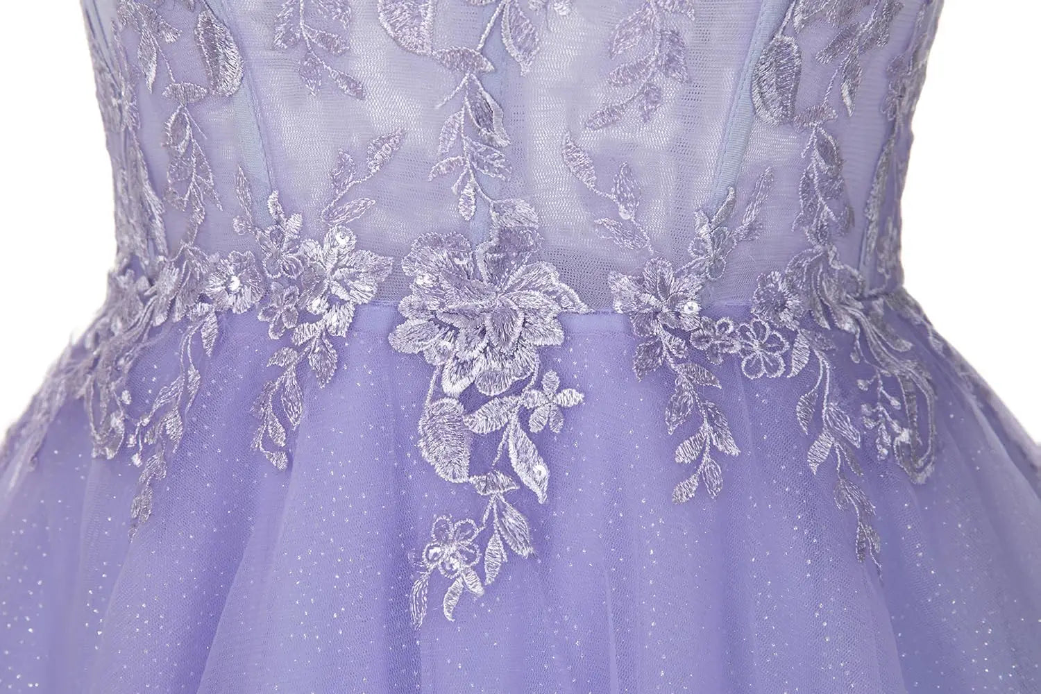 Pretty Short Lace Floral Homecoming Dresses for Teens Sparkly Tulle Illusion Prom Dress Cocktail Party Gowns Bridesmaid Gown