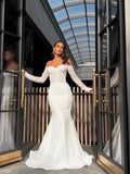 Vestidos de novia hechos a medida para novia, largos, bohemios, con encaje floral, apliques de tul, corsé, playa, línea A, vestidos de novia, vestidos de novia, mangas de encaje 