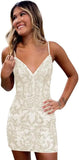 Vestidos de fiesta ajustados con tirantes finos para adolescentes, corsé con lentejuelas brillantes, vestido de cóctel para graduación, vestido formal, vestido de noche 